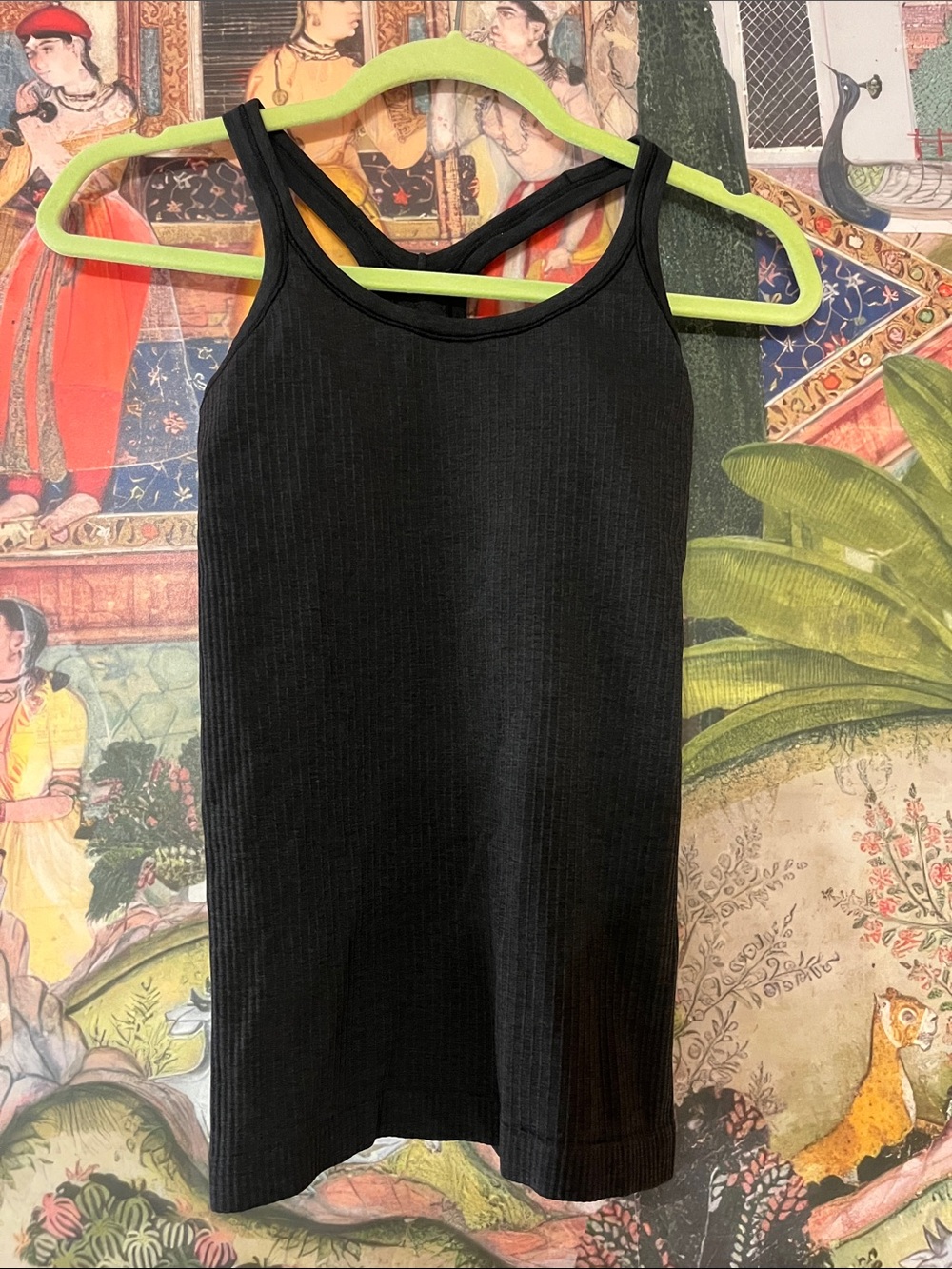Lululemon Black Ribbed Tank